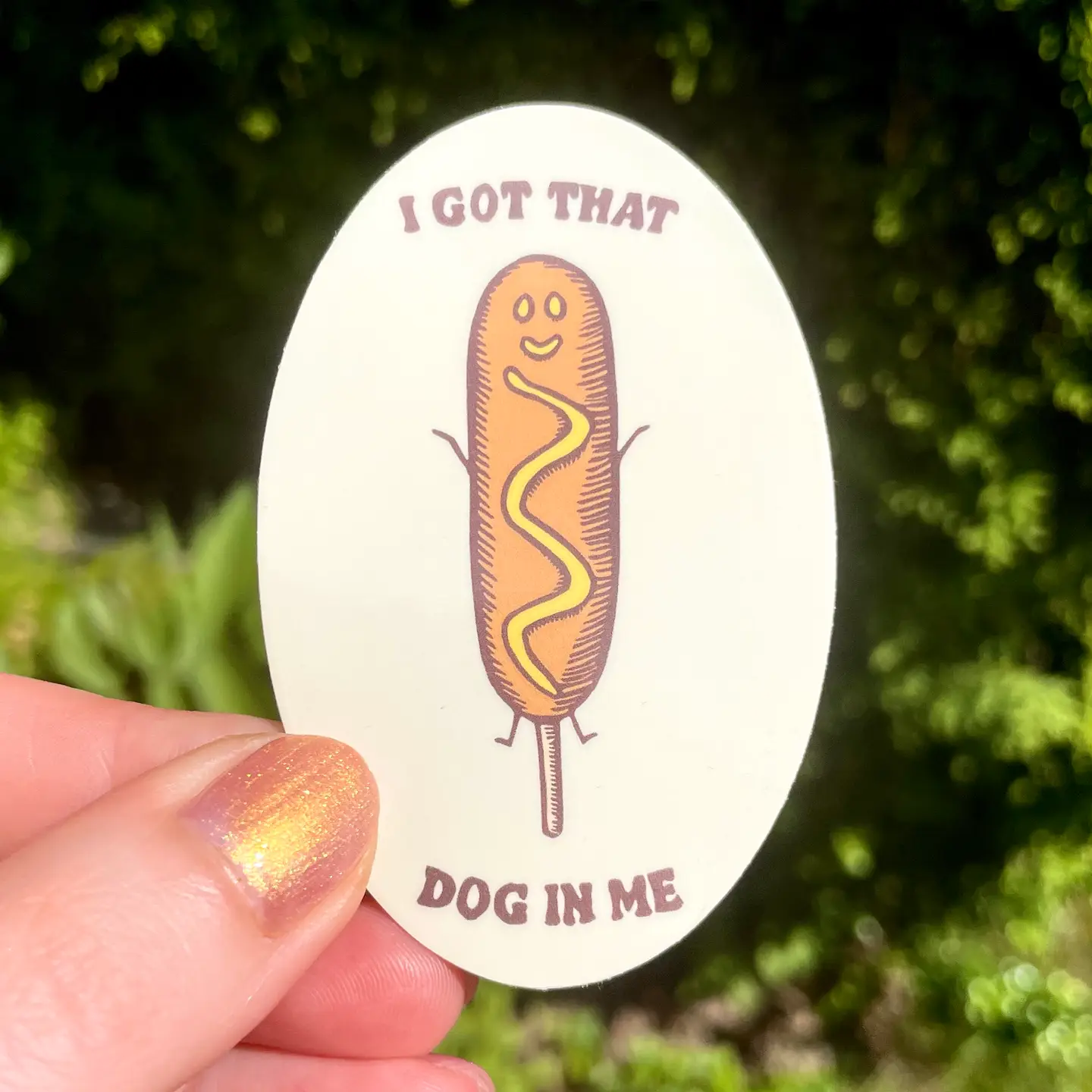 Corndog Sticker