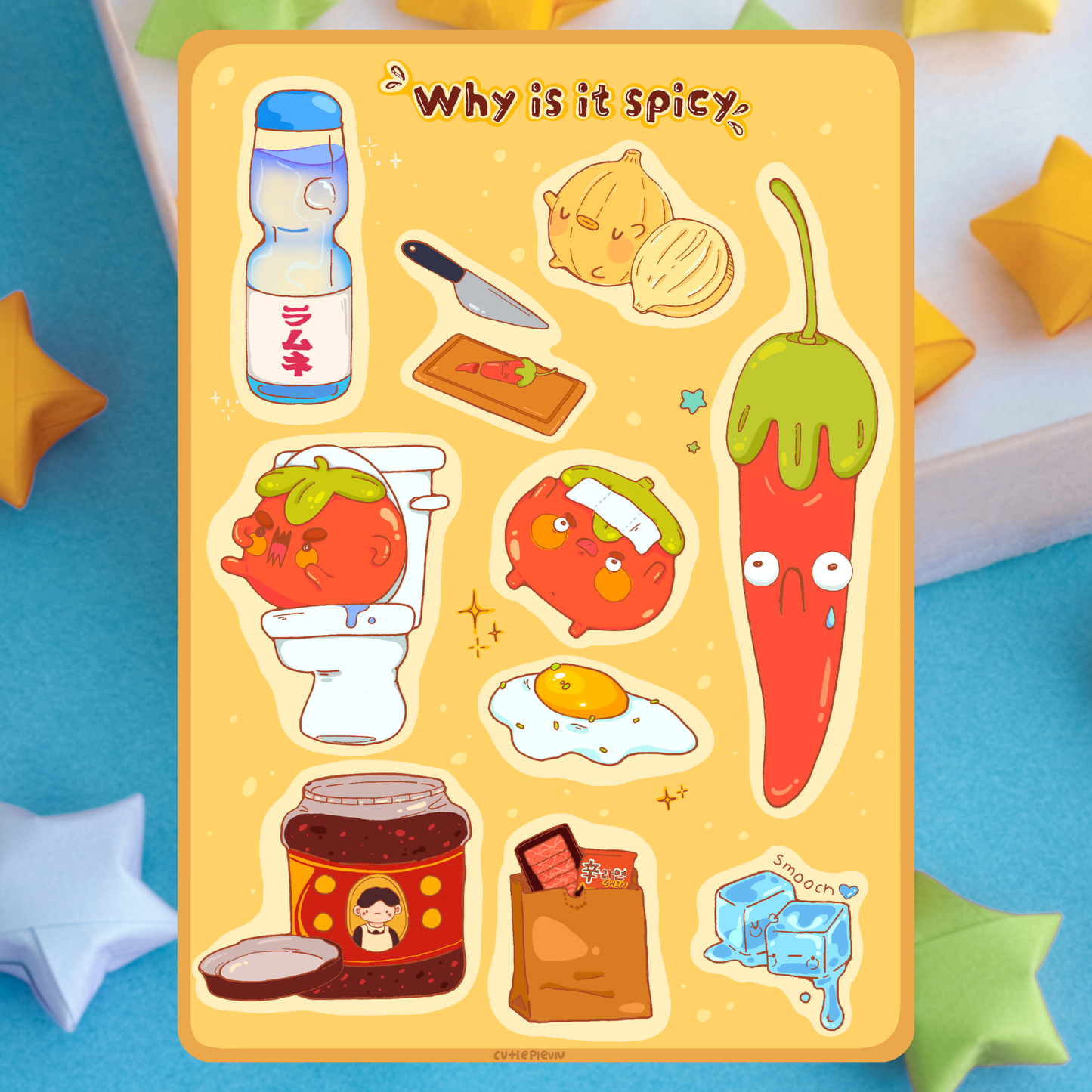 Spicy Sticker Sheet