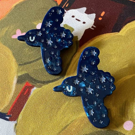 Raven Hair Clip Barrette