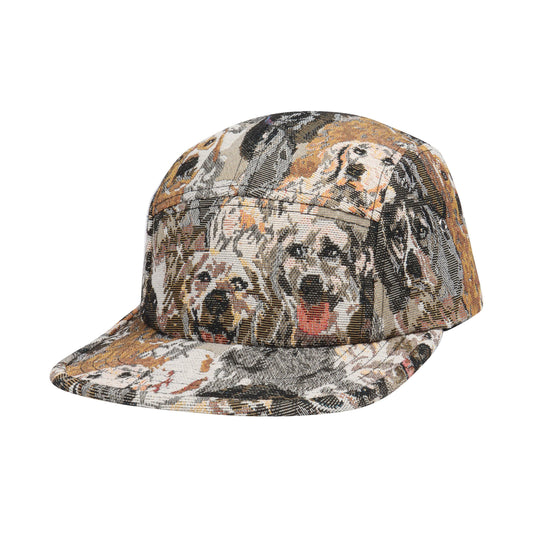 Dog Jacquard 5-Panel Camp Cap