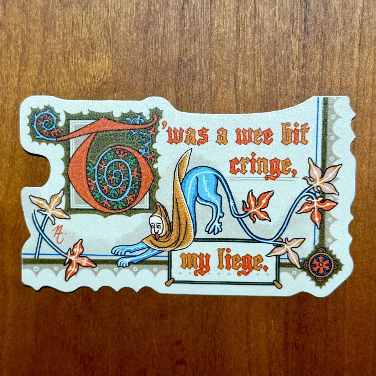 A Wee Bit Cringe (Meme) - Medieval Magnet