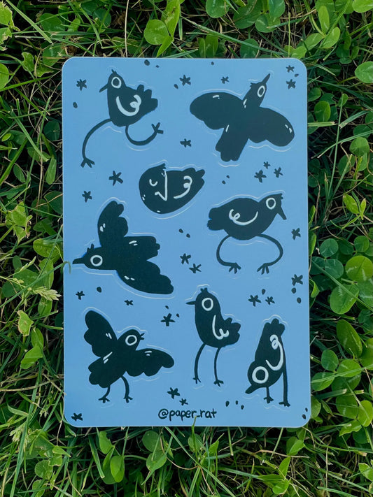 Kip the Bird Sticker Sheet 4x6