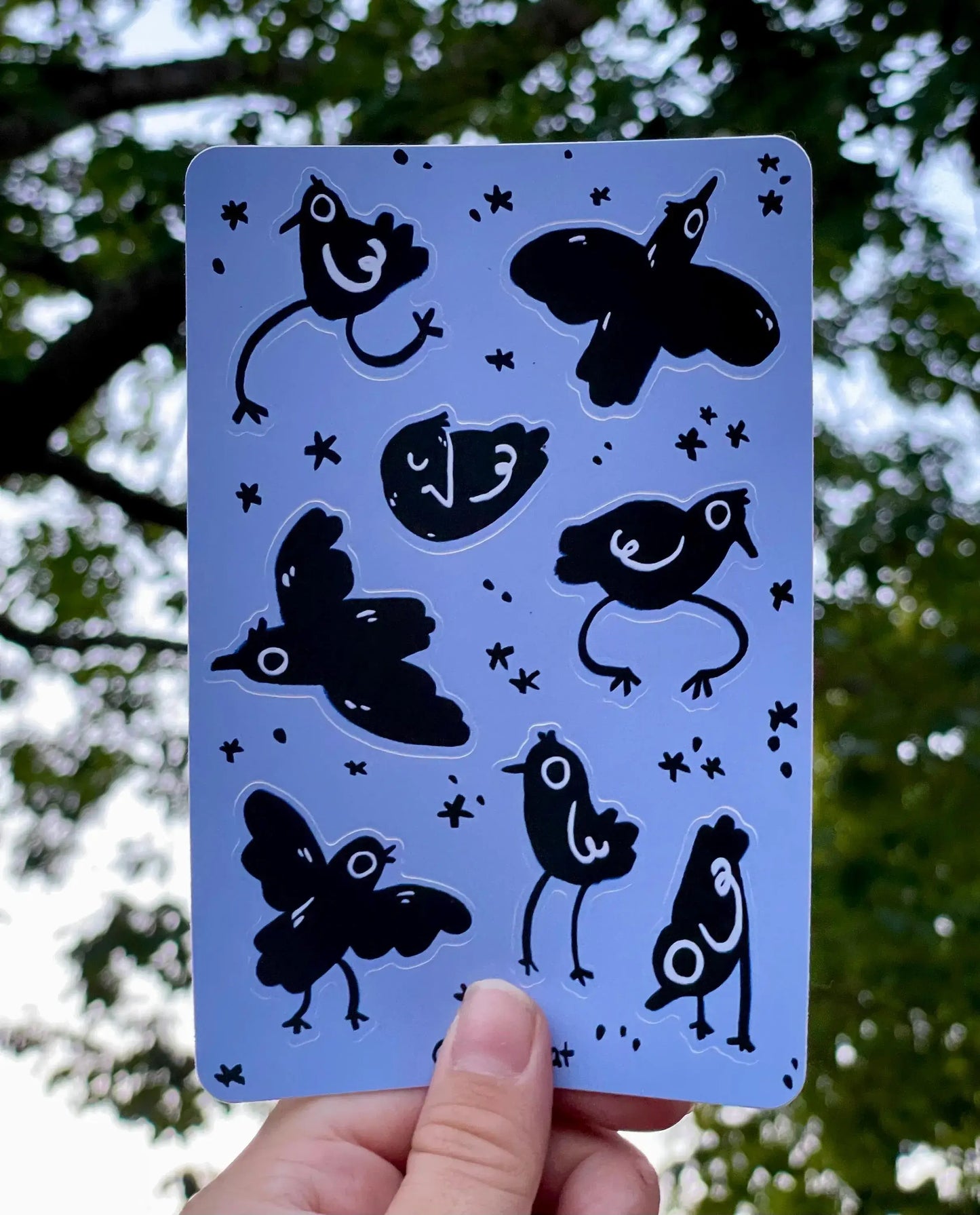 Kip the Bird Sticker Sheet 4x6