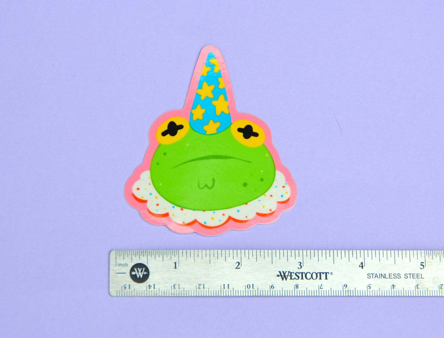 Frog Wizard Sticker