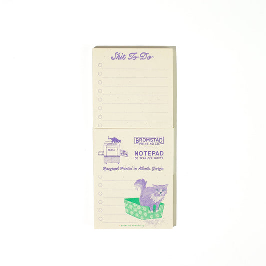 Shit To Do - Risograph Notepad