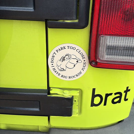 Big Rockin' Jugs Car Magnet