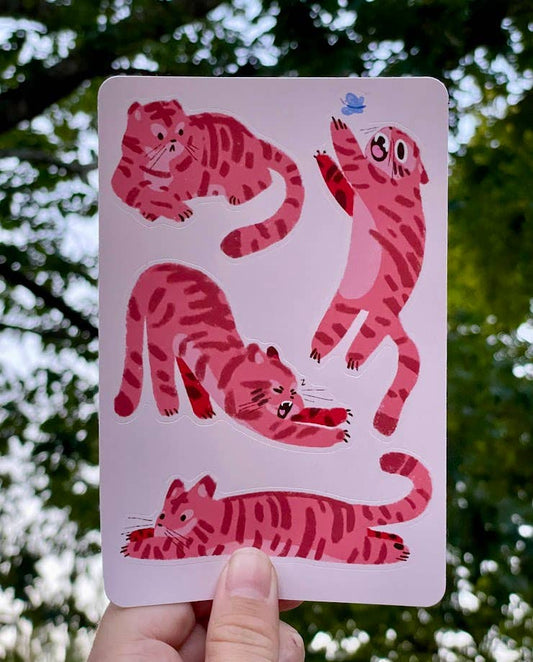 Tigers Sticker Sheet 4x6