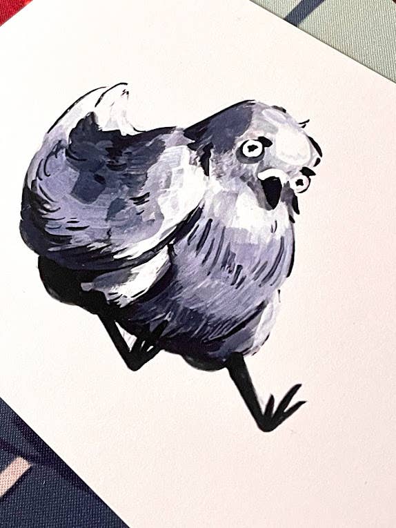 Quarter-Life Crisis Pigeon Print