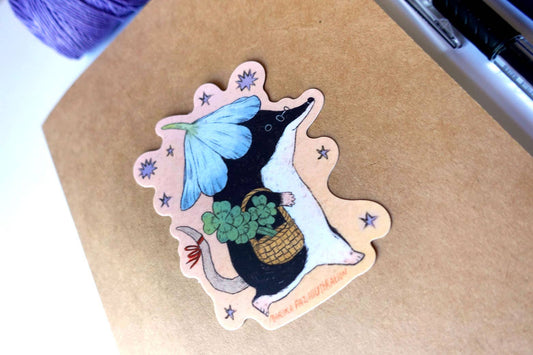 Lucky Shrew Sticker