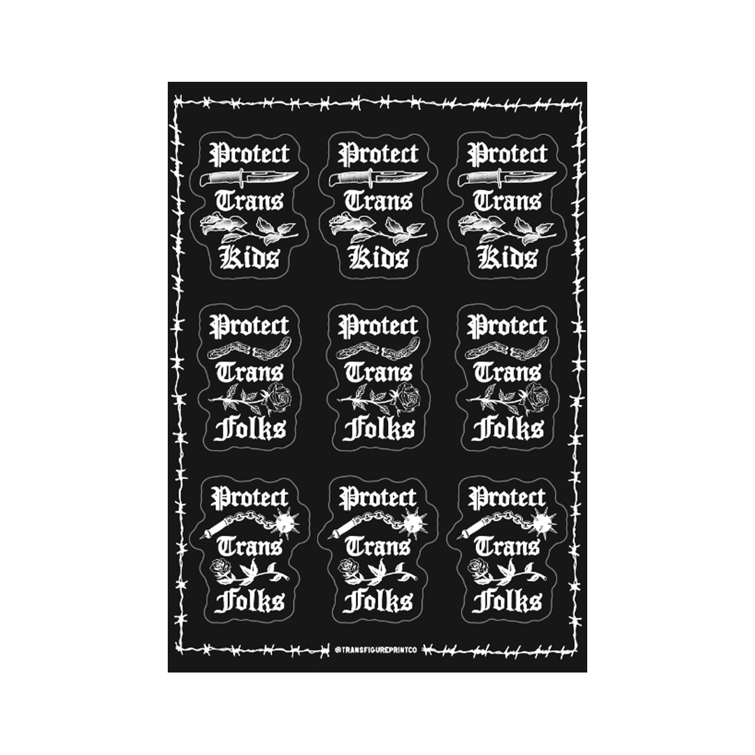 Protect Trans Kids Sticker Sheet