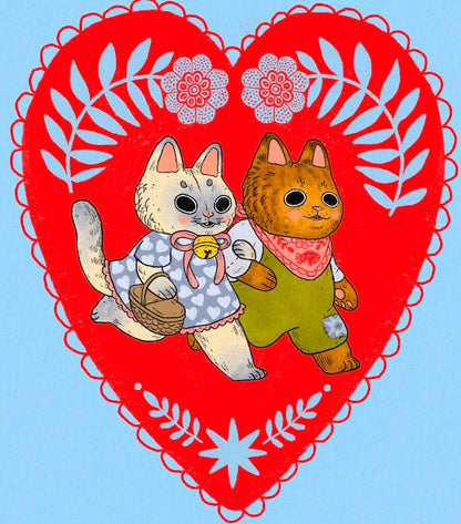 We're a Purrfect Match Card 