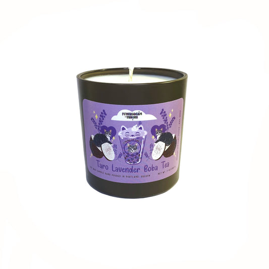 Taro Lavender Boba Tea Candle 