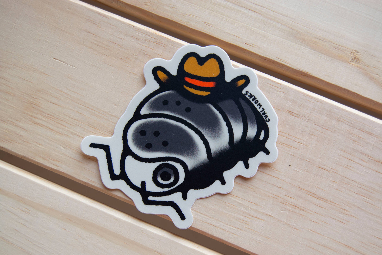 Cowboy Bug - 3" Vinyl Sticker