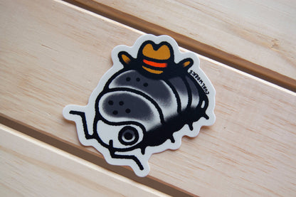 Cowboy Bug - 3" Vinyl Sticker
