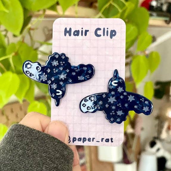 Raven Hair Clip Barrette
