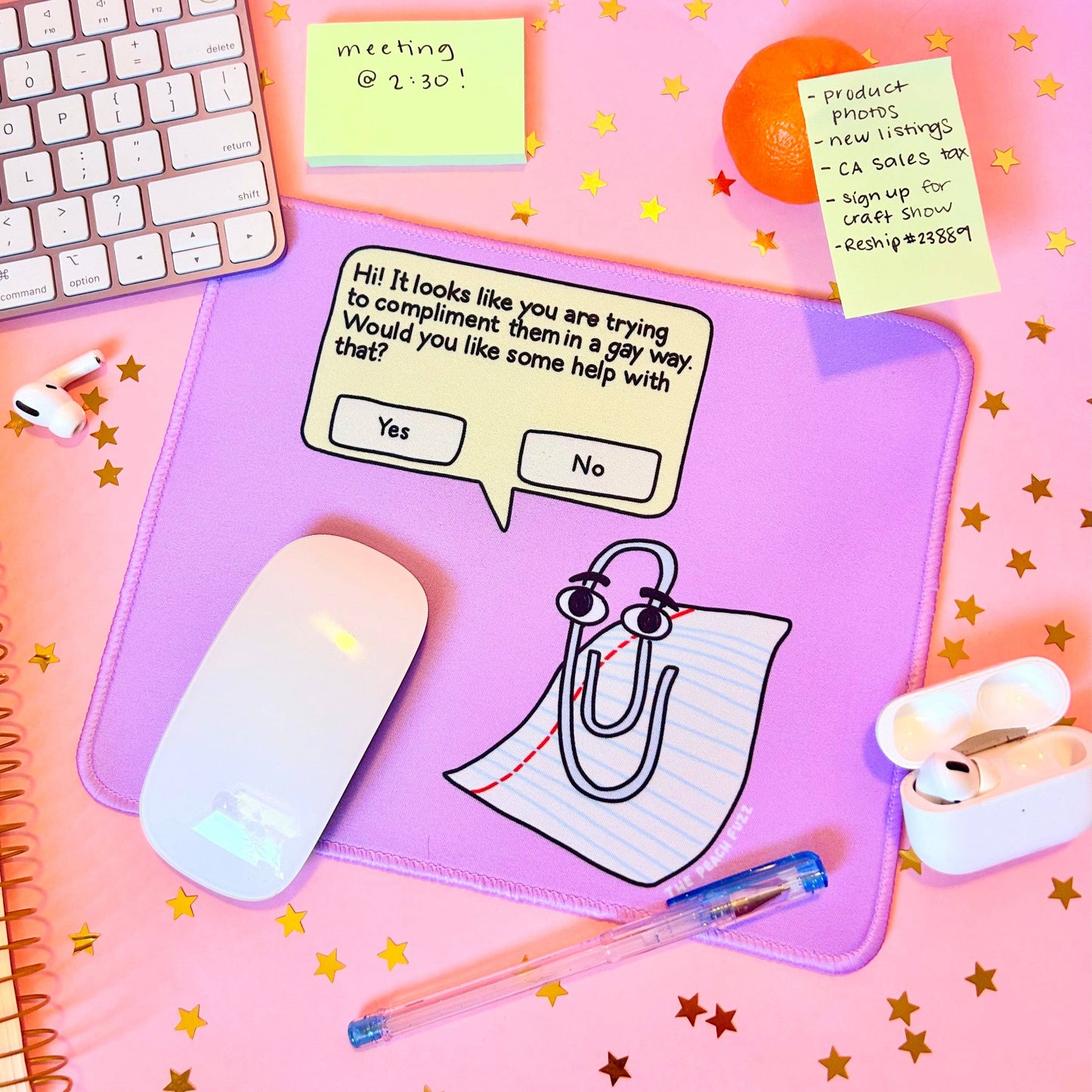 Gay Clippy Mousepad