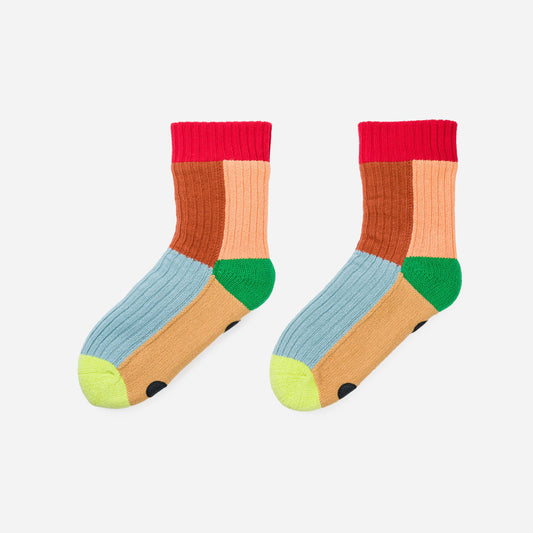 Kaleidoscope Knit House Socks