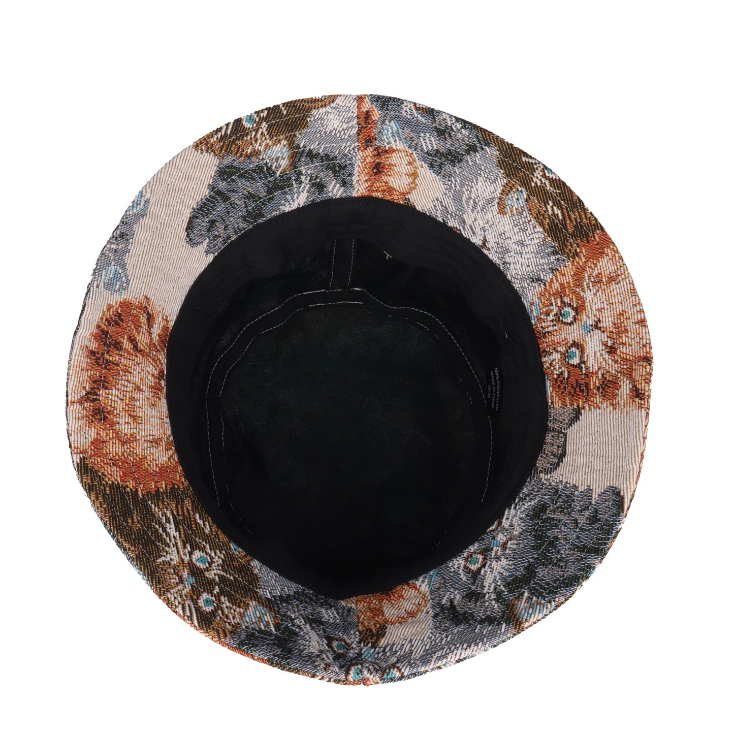 Tapestry Cat Jacquard Bucket Hat
