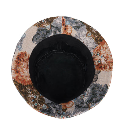 Tapestry Cat Jacquard Bucket Hat