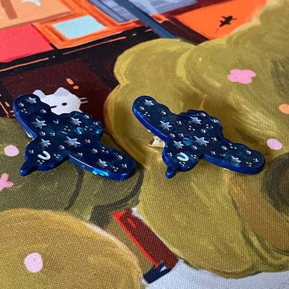 Raven Hair Clip Barrette