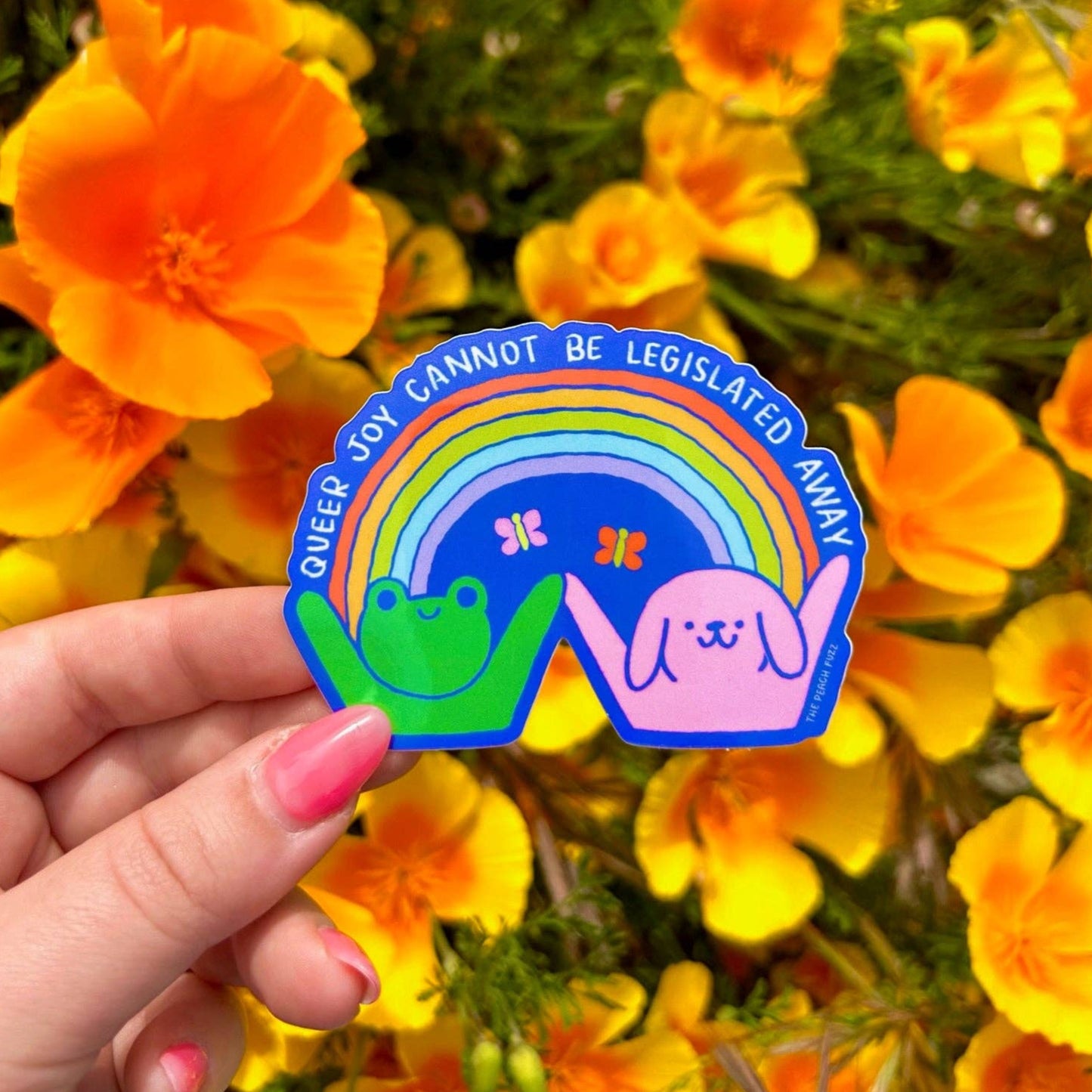 Queer Joy Cannot Be Legislated Away Sticker