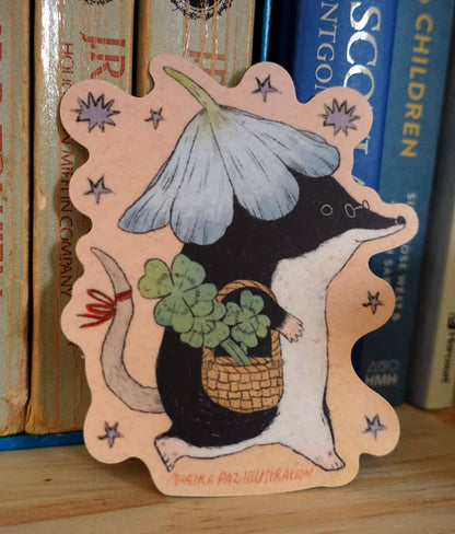 Lucky Shrew Sticker