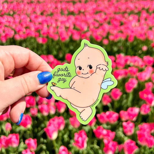 God's Favorite Gay Sticker