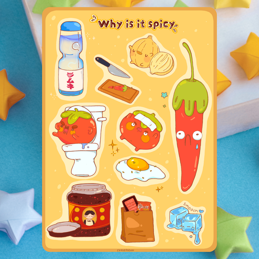Spicy Sticker Sheet
