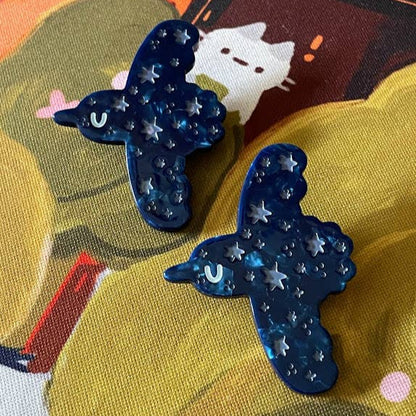 Raven Hair Clip Barrette