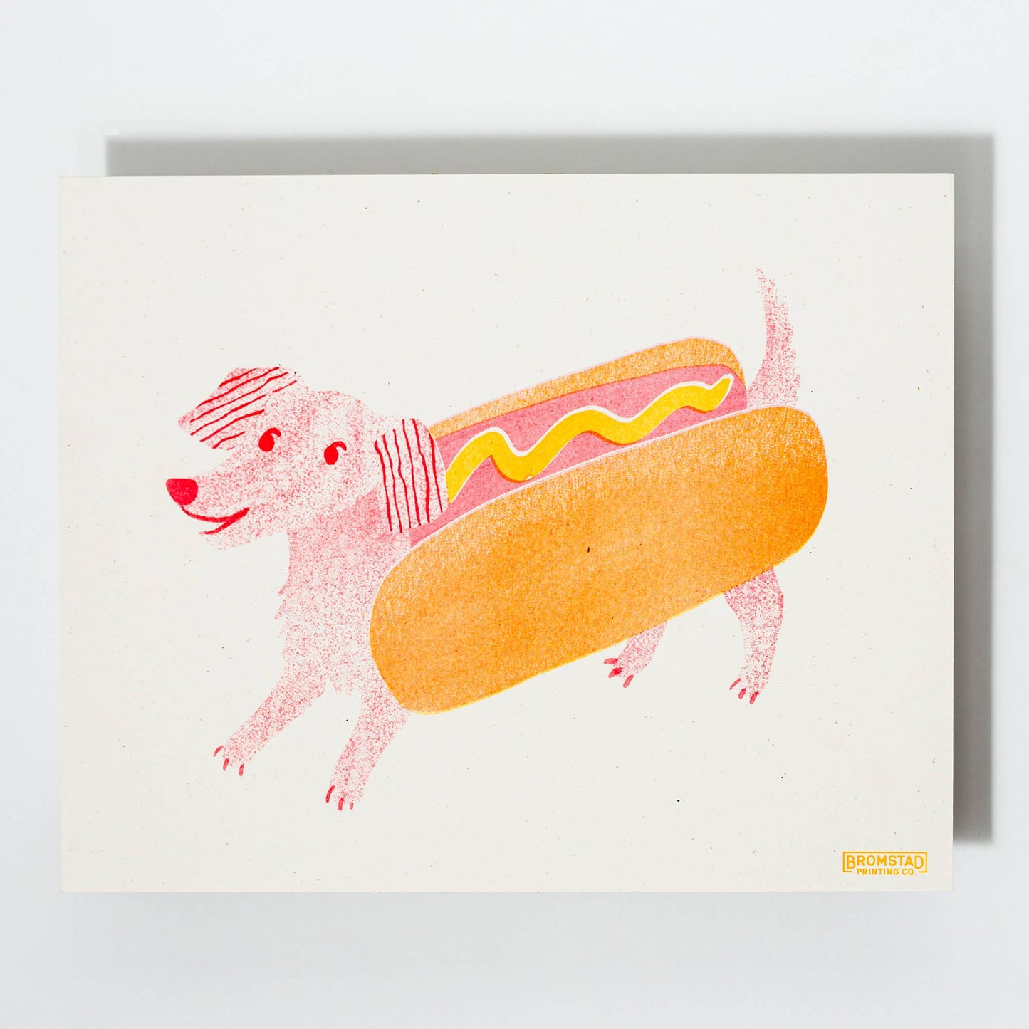 Hot Dog - Risograph Print