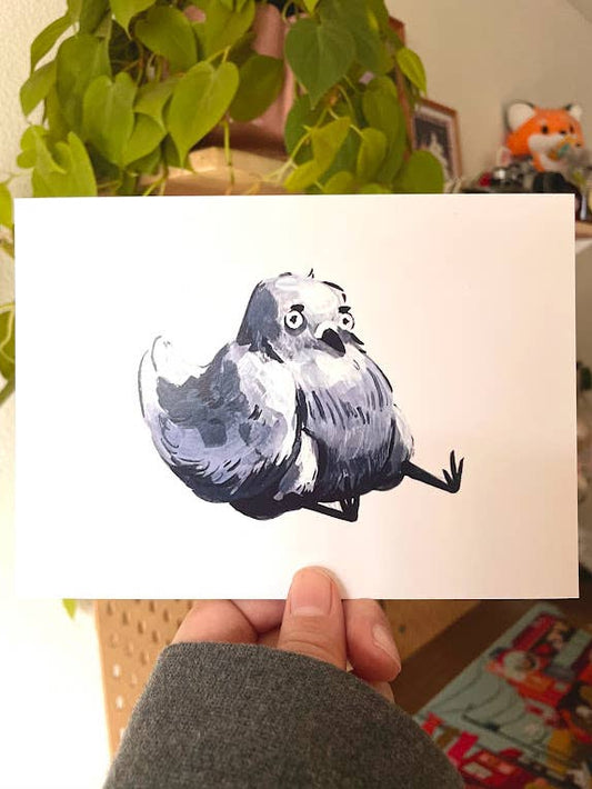Quarter-Life Crisis Pigeon Print