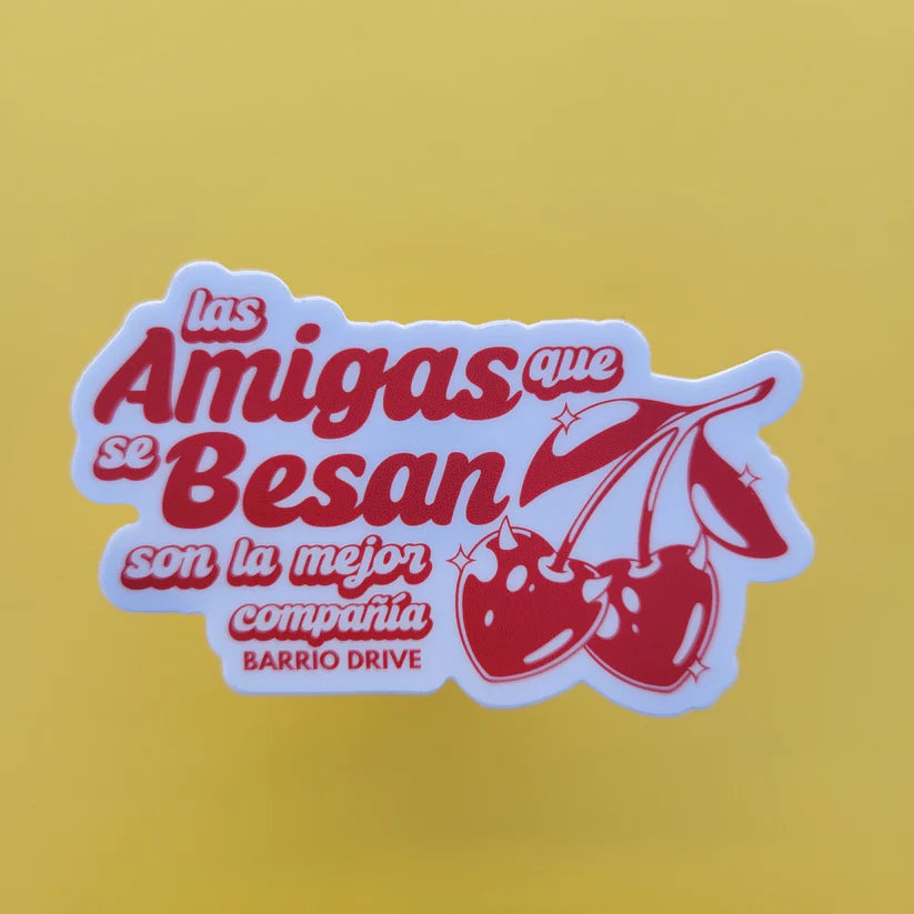 Las Amigas Que Besan Sticker