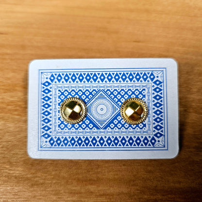 Vintage Gold Stud Earrings - Variety