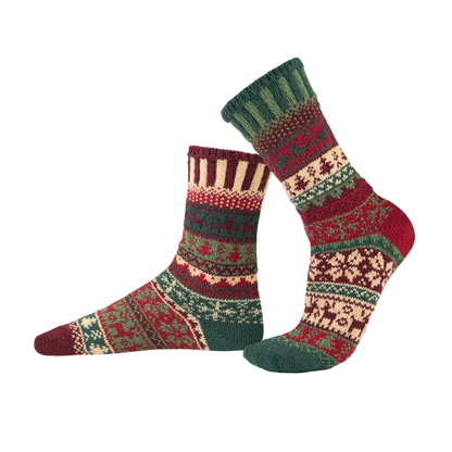 Noel Holiday Christmas Socks | Eco-Friendly USA Made