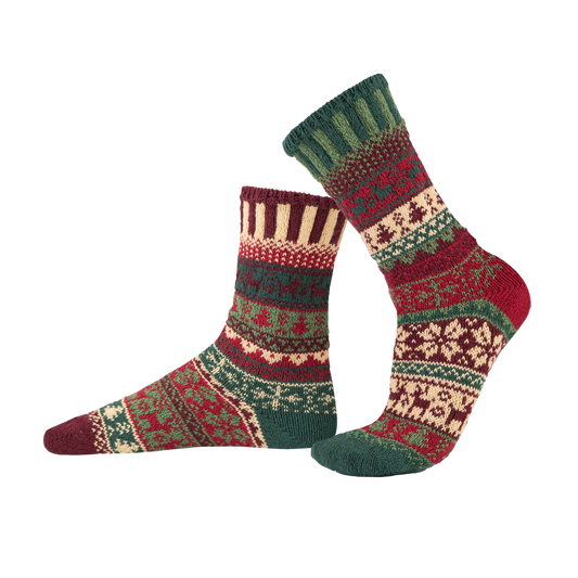 Noel Holiday Christmas Socks | Eco-Friendly USA Made