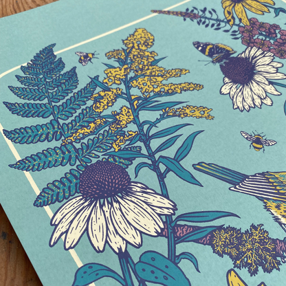 Prairie Warbler Giclee Print 11x14"