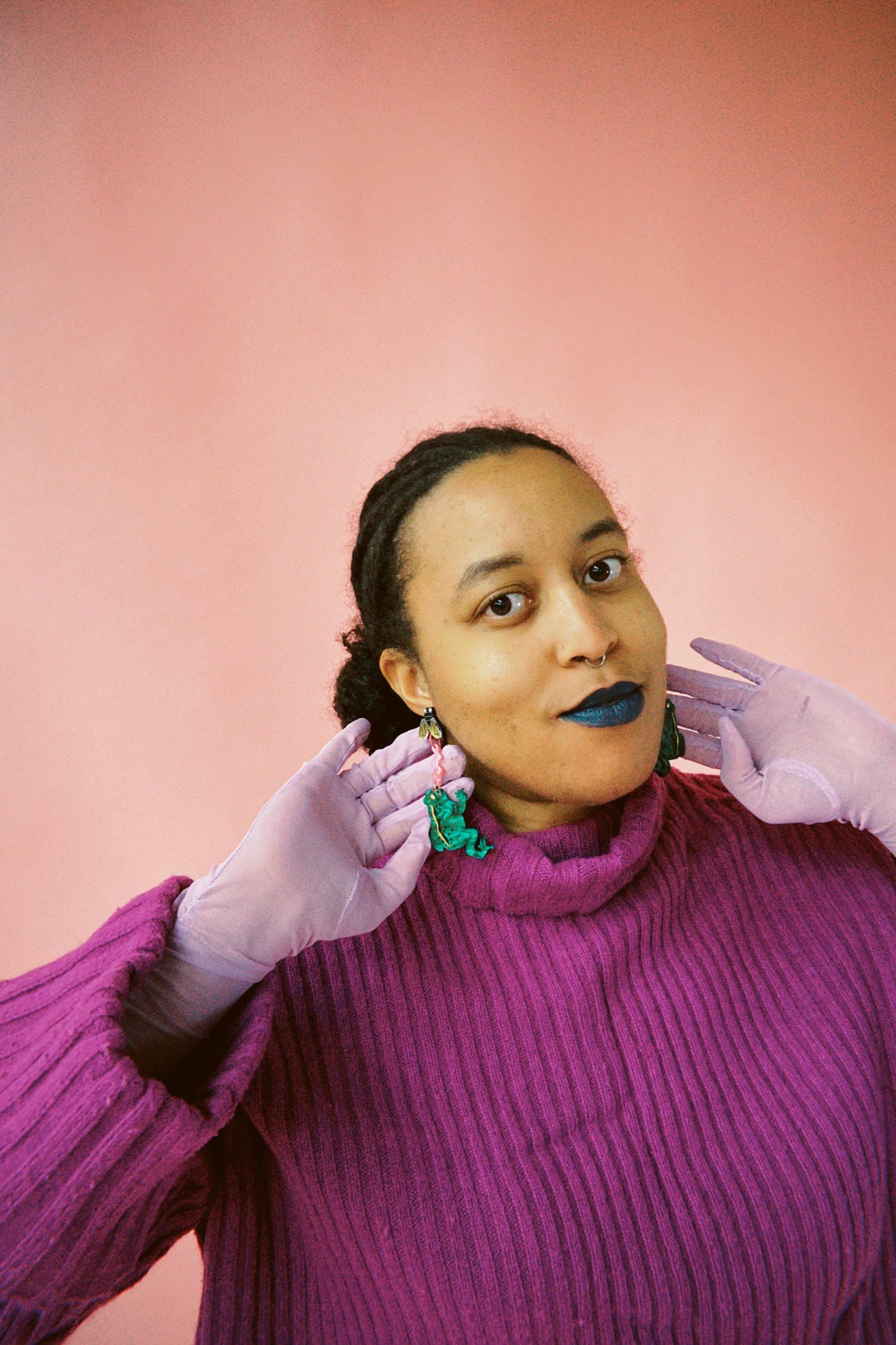Frog and Fly Earrings