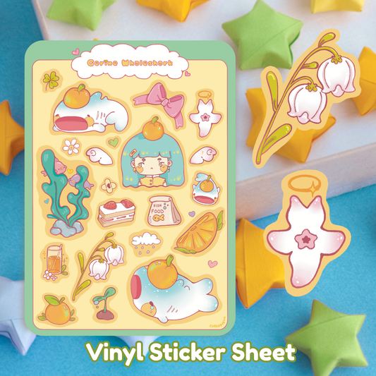 Gerine Whale Shark Sticker Sheet