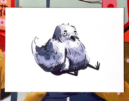 Quarter-Life Crisis Pigeon Print