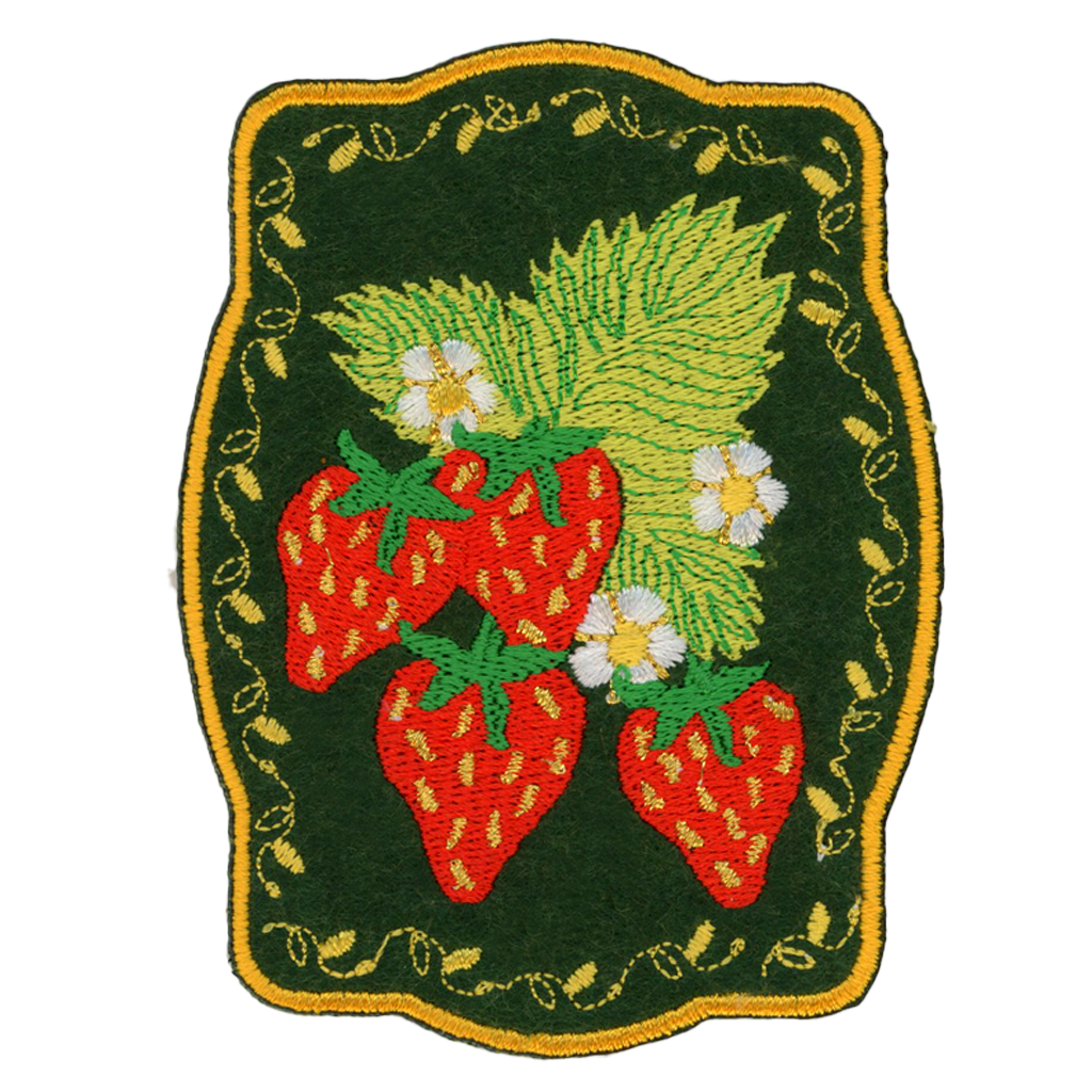 Strawberries Iron On Patch