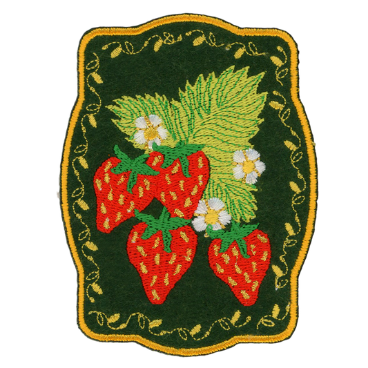 Strawberries Iron On Patch