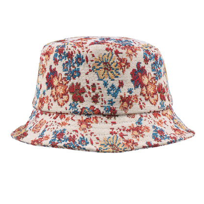 Floral Tapestry Jacquard Bucket Hat