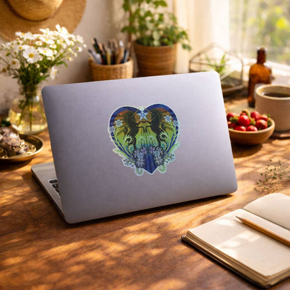 Pride Unicorns Matte Holographic PVC-Free Sticker