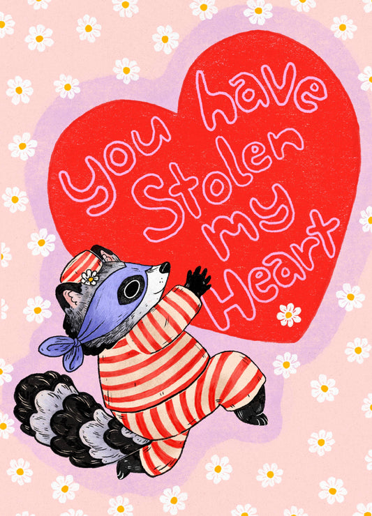 Stolen My Heart Card