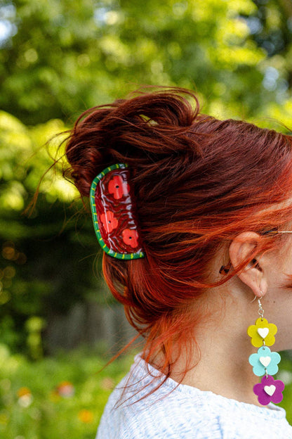 Watermelon Hair Claw