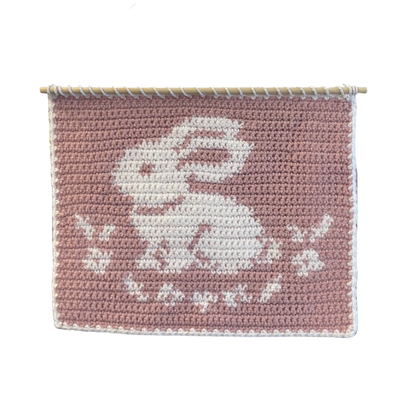 Crochet Bunny Tapestry