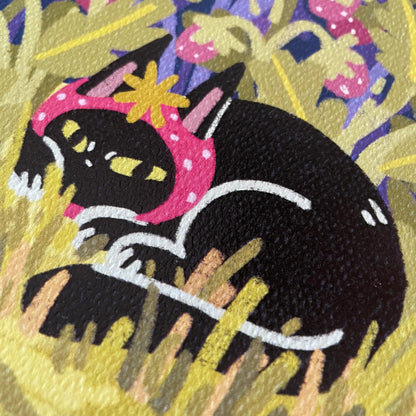 Strawberry Guardian Art Print 8x10