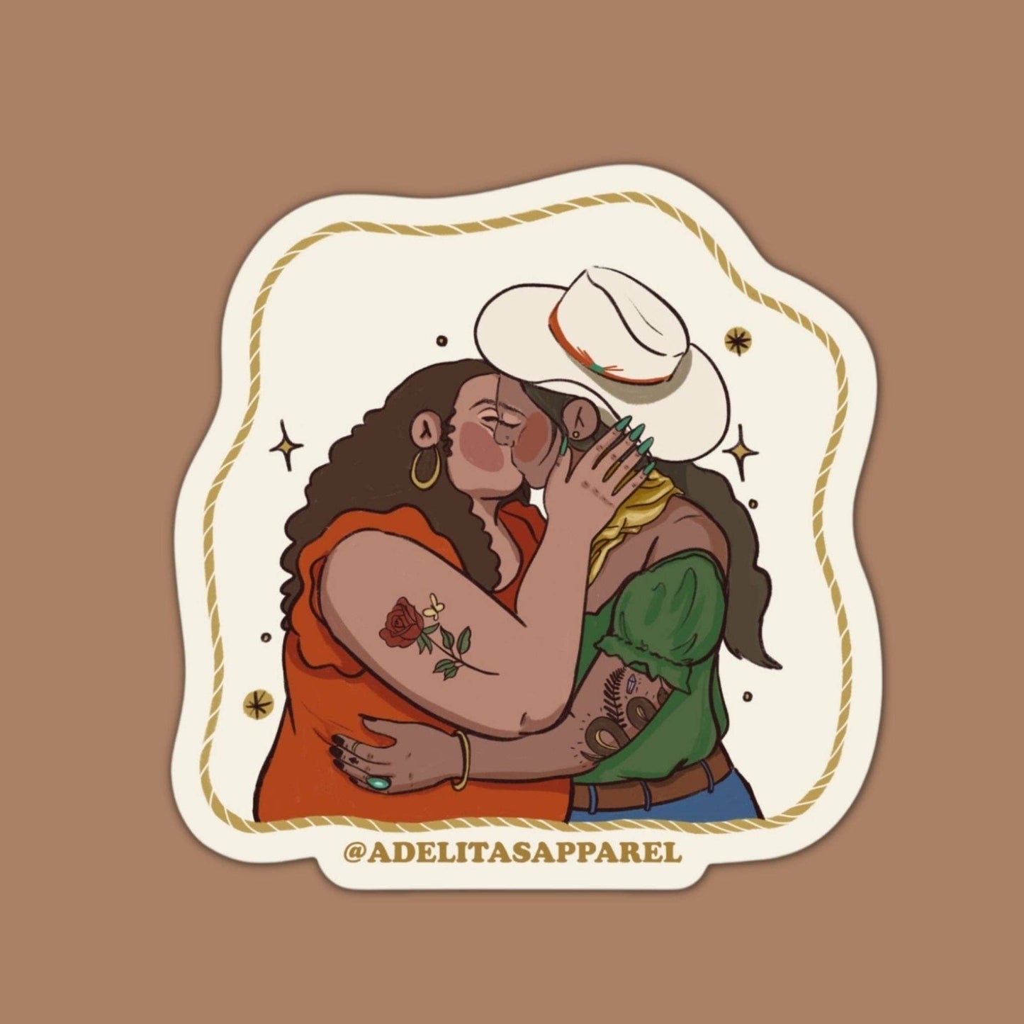 Cow Girls Sticker