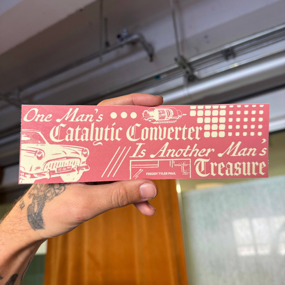 'Catalytic Converter' Bumper Sticker