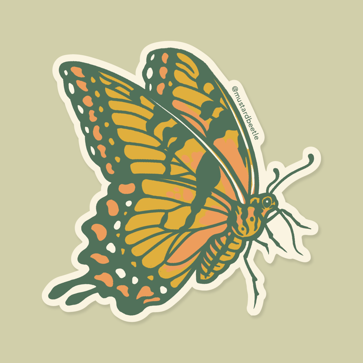 Swallowtail Sticker